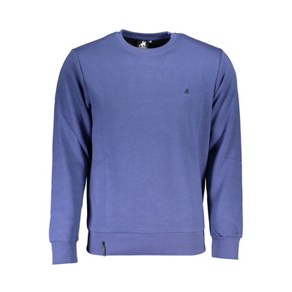 Maglione in cotone blu US Grand Polo