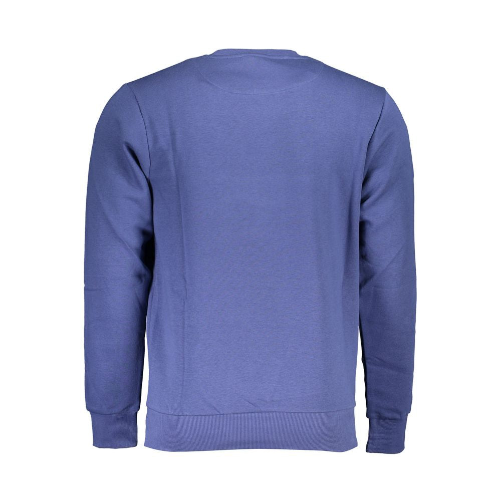 Maglione in cotone blu US Grand Polo