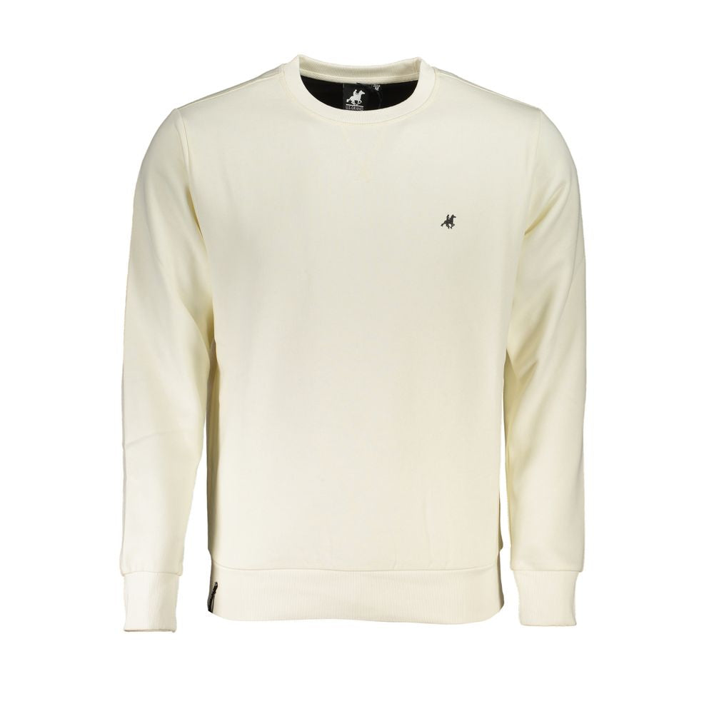 Maglione in cotone bianco US Grand Polo