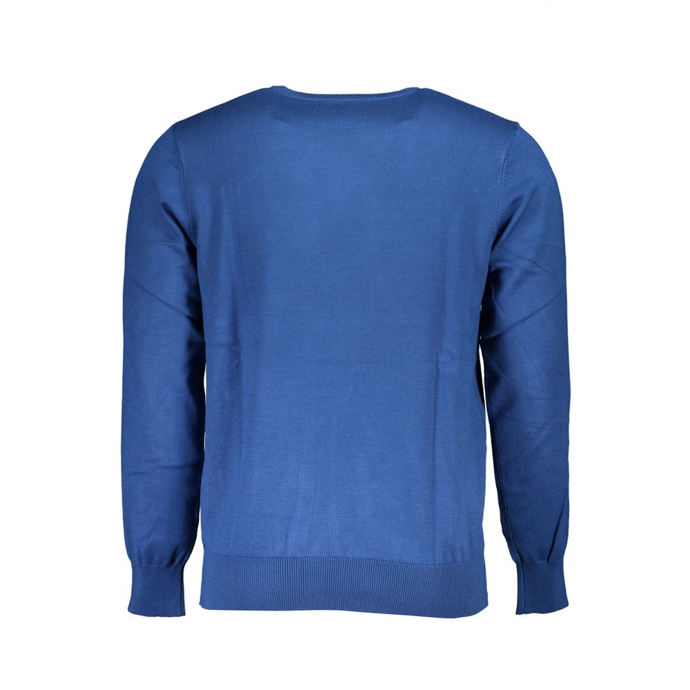 Maglione in nylon blu Grand Polo degli Stati Uniti