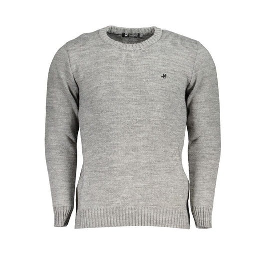 Maglione in tessuto grigio Grand Polo degli Stati Uniti