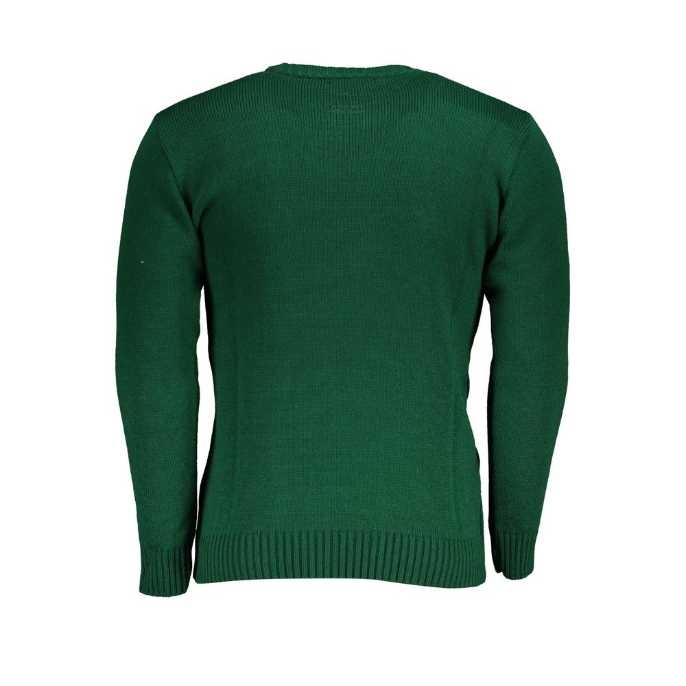 Maglione in tessuto verde Grand Polo degli Stati Uniti