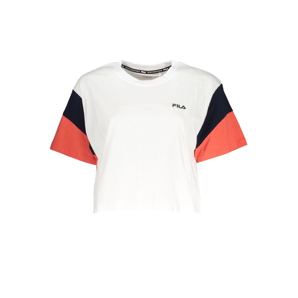 Top e T-shirt in cotone bianco Fila