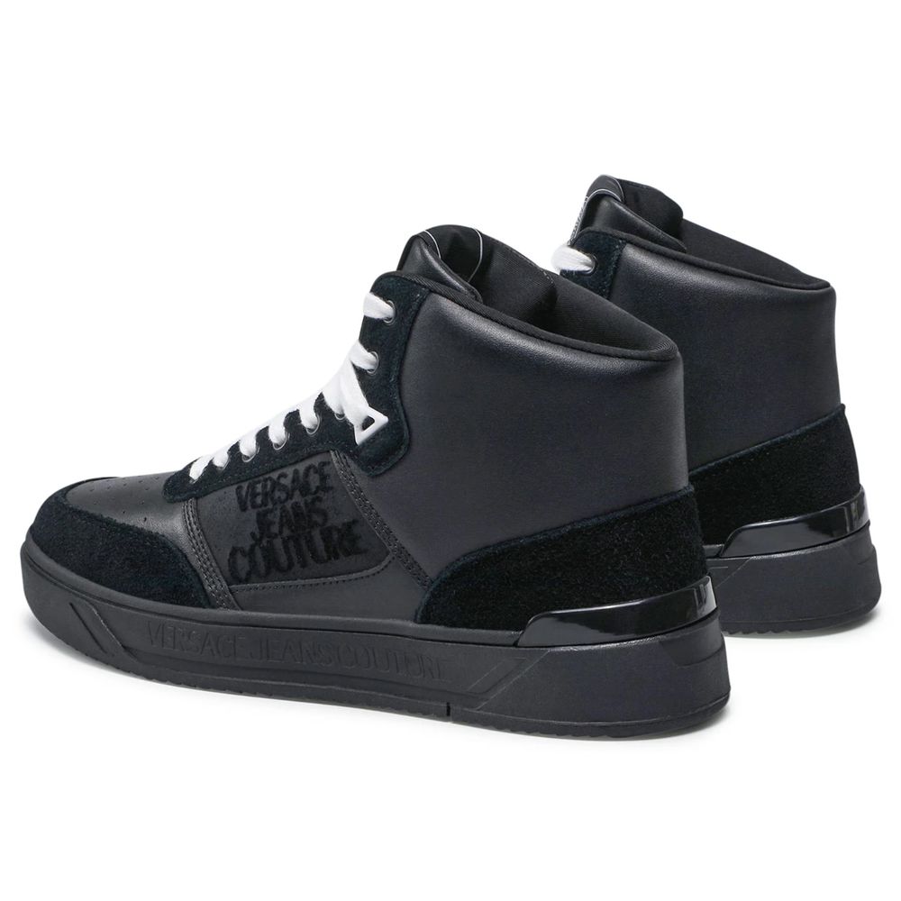 Versace Jeans Sneaker in pelle di vitello nera