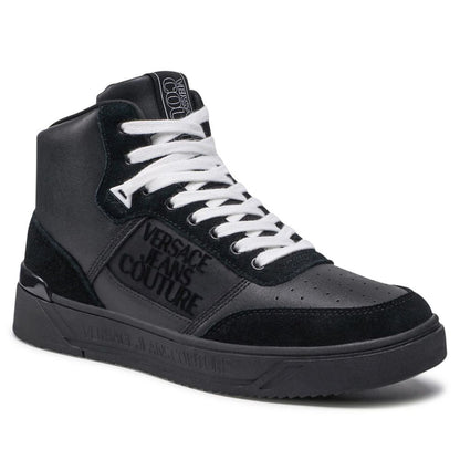 Versace Jeans Sneaker in pelle di vitello nera