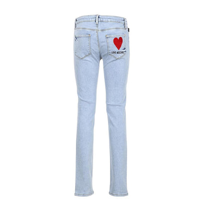 Jeans e pantaloni blu Love Moschino