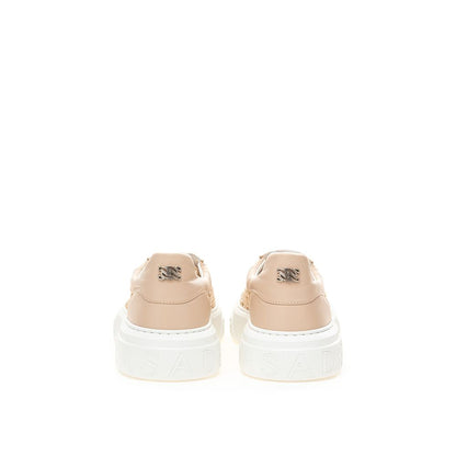 Sneakers Casadei Chic in Pelle Beige