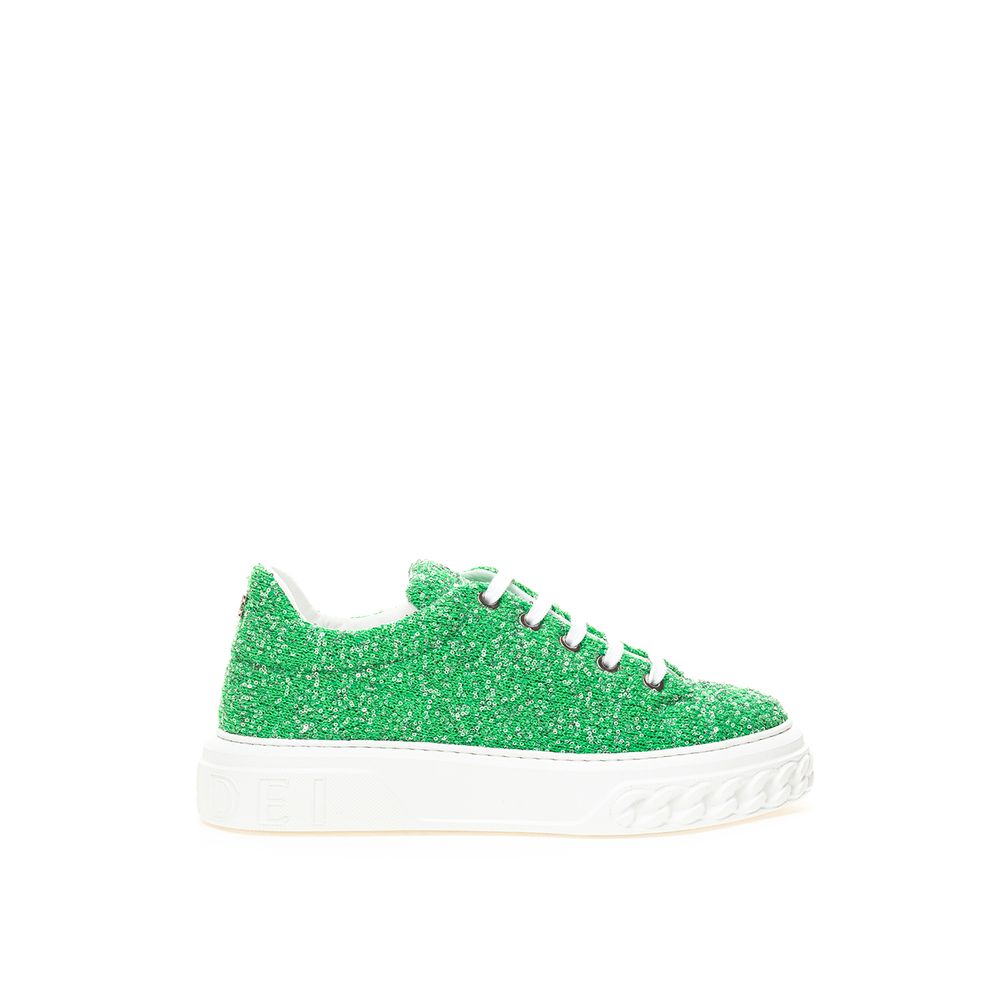 Casadei Emerald Elegance Sneakers in pelle