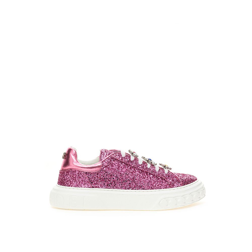 Sneaker Casadei in pelle Fucsia