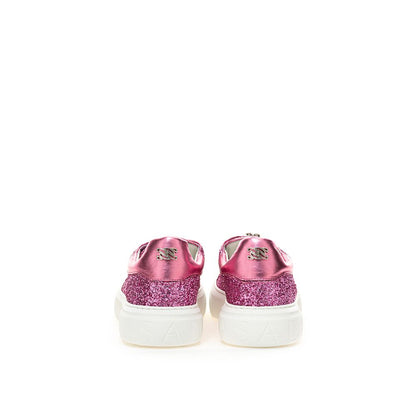 Sneaker Casadei in pelle Fucsia