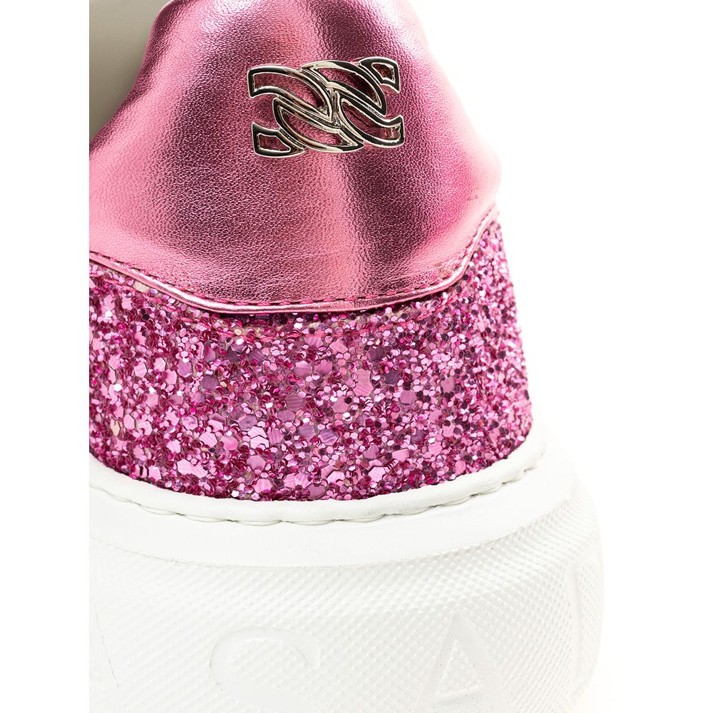 Sneaker Casadei in pelle Fucsia