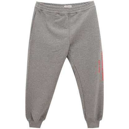 Pantaloni Alexander McQueen Chic Grey Cotton Blend