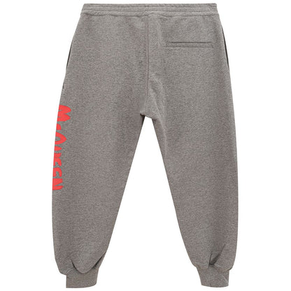 Pantaloni Alexander McQueen Chic Grey Cotton Blend