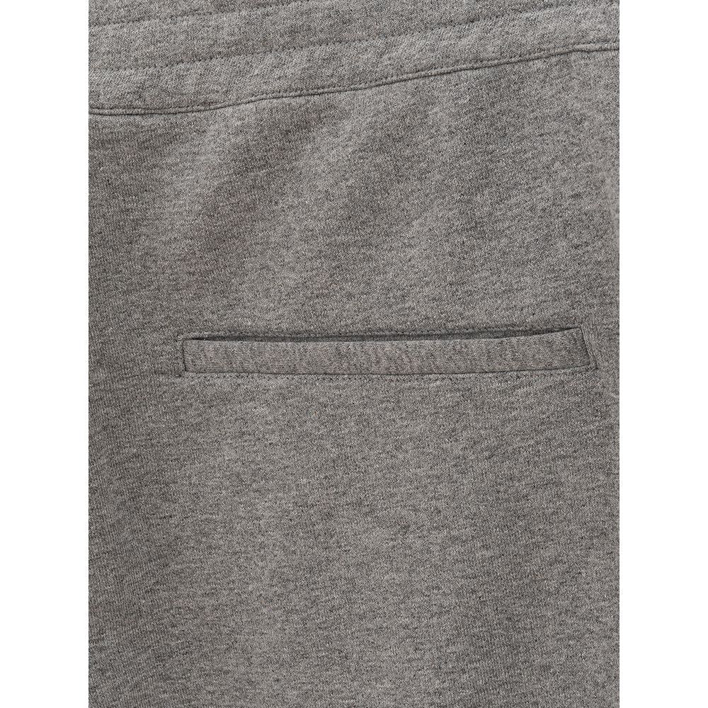 Pantaloni Alexander McQueen Chic Grey Cotton Blend