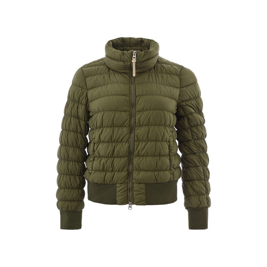 Giacca Woolrich elegante in poliammide verde