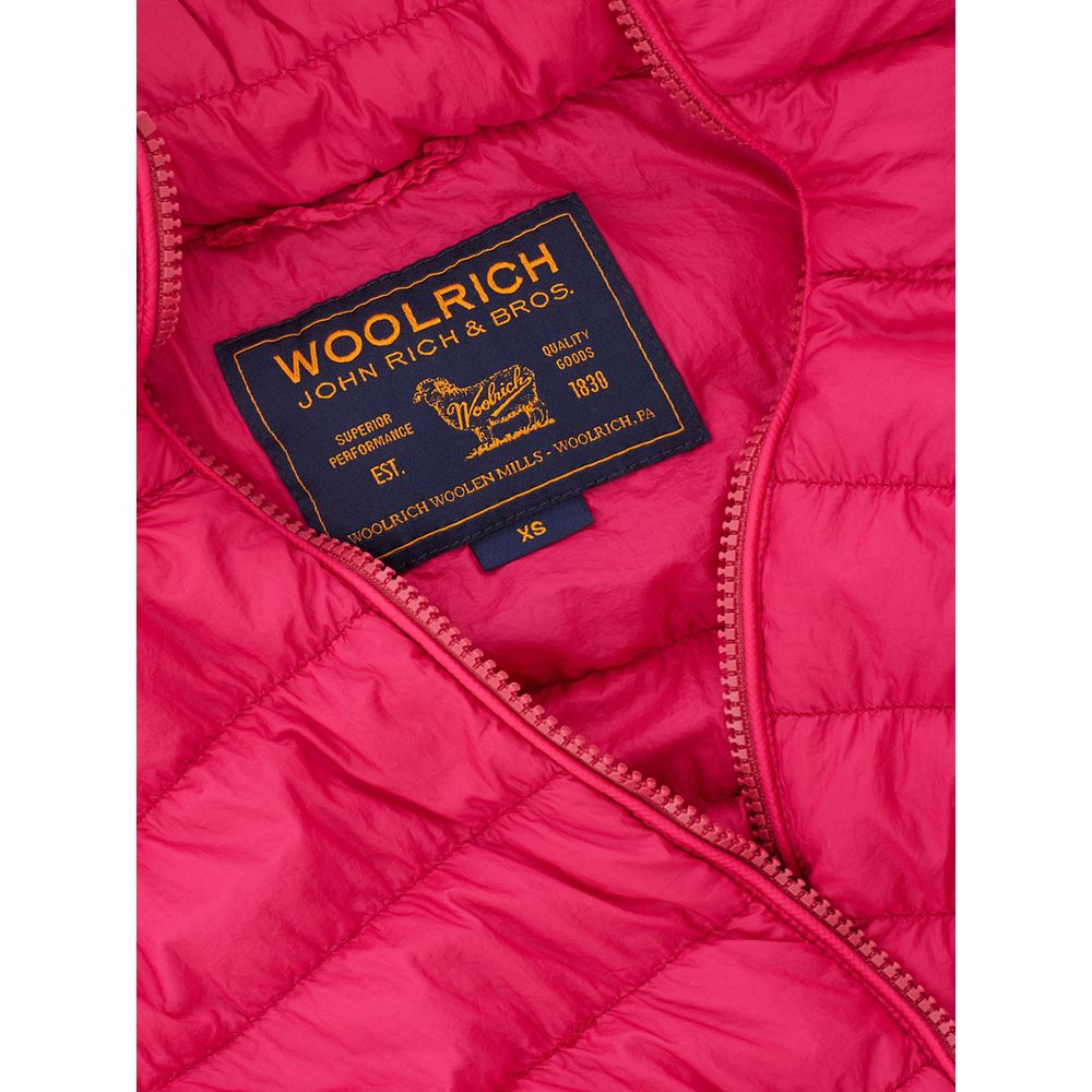 Женская куртка Woolrich Elegant из полиамида цвета фуксии