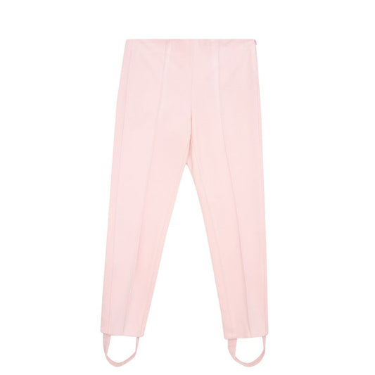 Pantaloni eleganti in viscosa rosa Lardini per uno stile chic