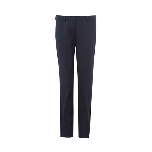 Pantaloni eleganti in lana blu Lardini da donna