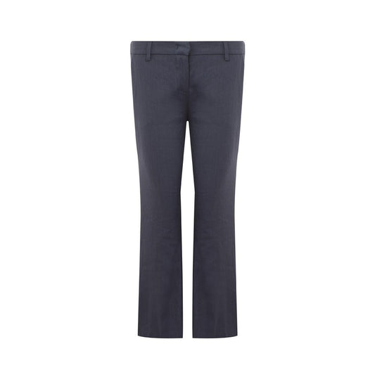 Pantaloni Lardini Chic in lino blu