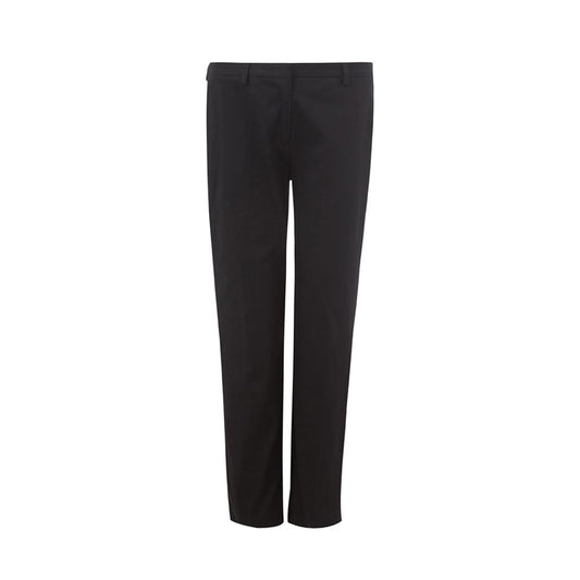 Pantaloni neri in cotone Lardini Italian Elegance