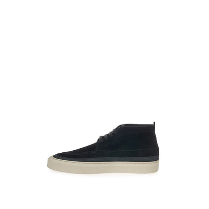 Lardini Elegant Suede Sneakers in Nero Senza Tempo