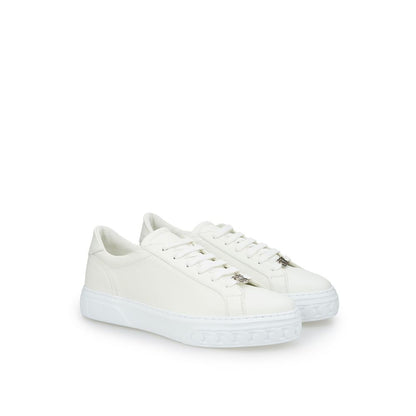 Casadei Sneakers in pelle bianca elegante