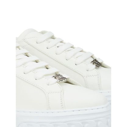 Casadei Sneakers in pelle bianca elegante