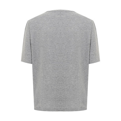 Dsquared² Elegant Gray Cotton Top for Women