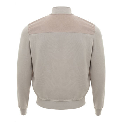 Cardigan in cotone beige Gran Sasso da uomo