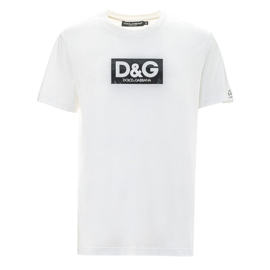 T-shirt Dolce &amp; Gabbana in cotone bianco