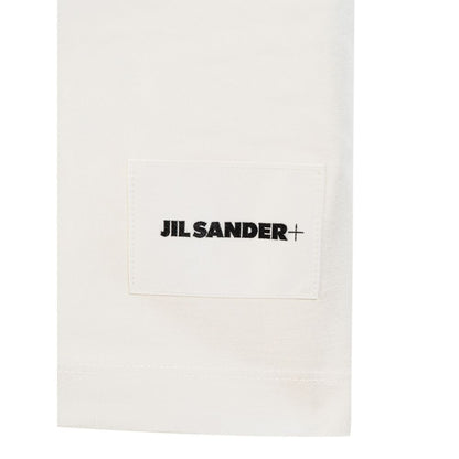 Jil Sander White Cotton Organic T-Shirt