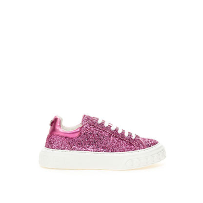 Casadei Sneakers Elegance in Pelle Fucsia