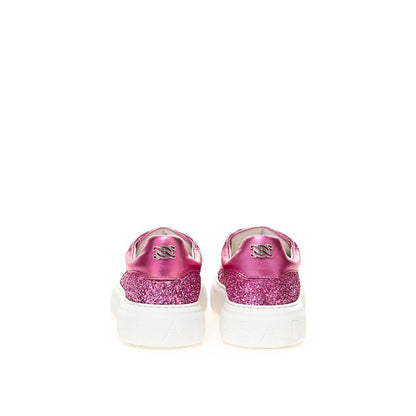 Casadei Sneakers Elegance in Pelle Fucsia