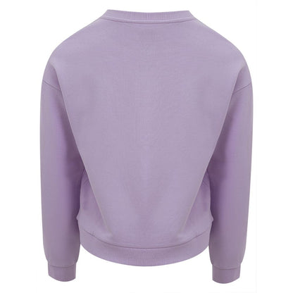 Maglione in cotone viola chic Armani Exchange per donna