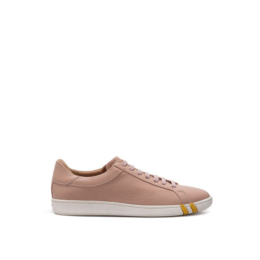 Bally Scarpe da ginnastica eleganti in pelle di cotone rosa