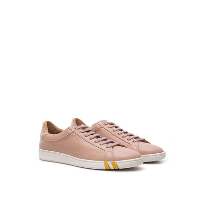 Bally Scarpe da ginnastica eleganti in pelle di cotone rosa