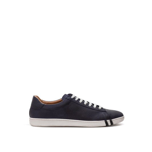 Bally Eleganti Sneakers in Pelle Blu per Uomo