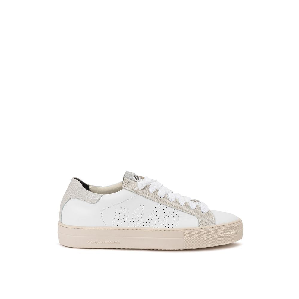 P448 Sneakers Eleganti in Pelle Bianca