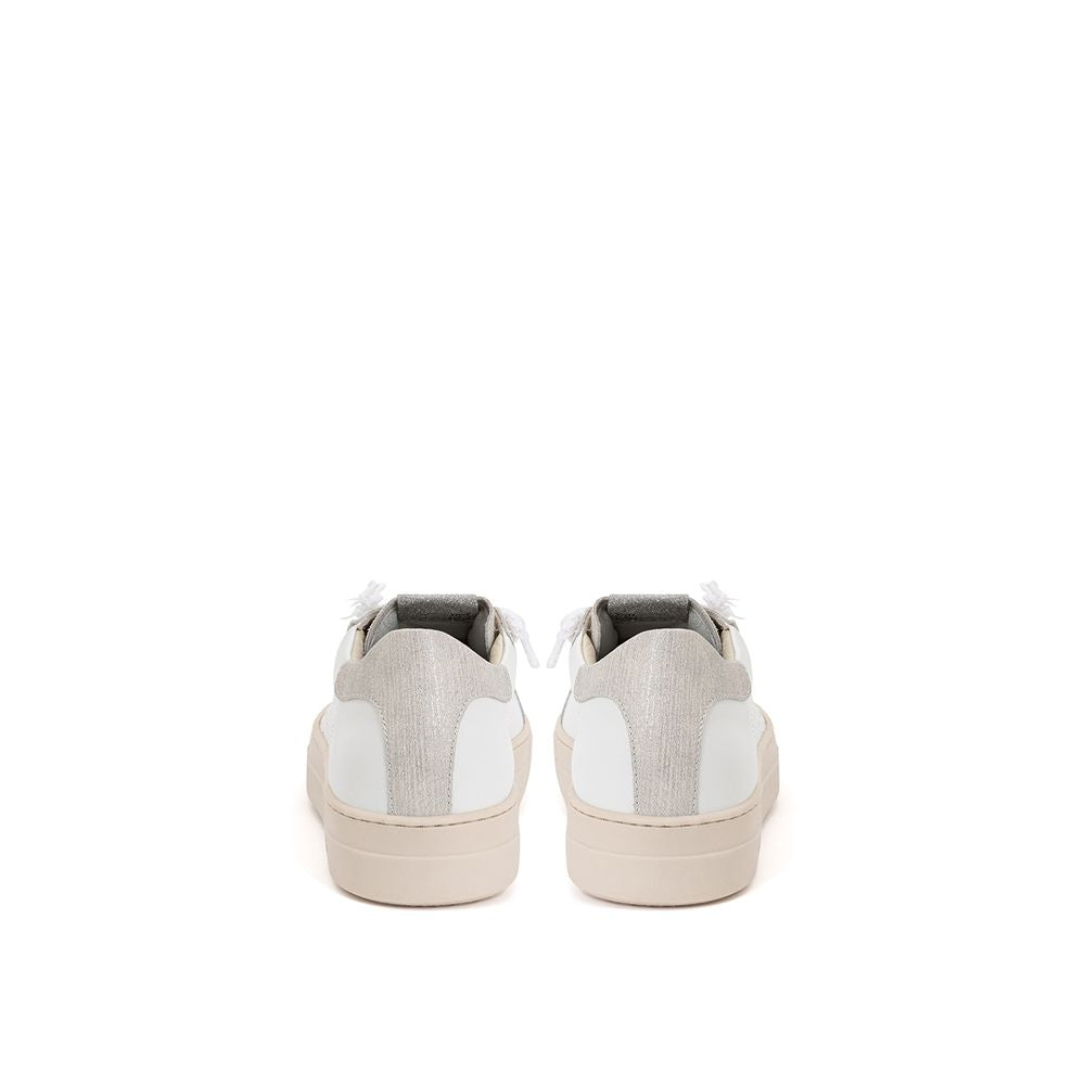 P448 Sneakers Eleganti in Pelle Bianca