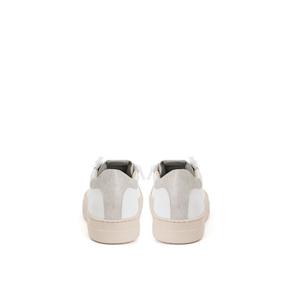 P448 Sneakers Eleganti in Pelle Bianca