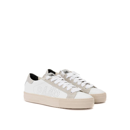 P448 Sneakers Eleganti in Pelle Bianca