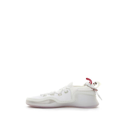 Sneaker in pelle bianca di Christian Louboutin