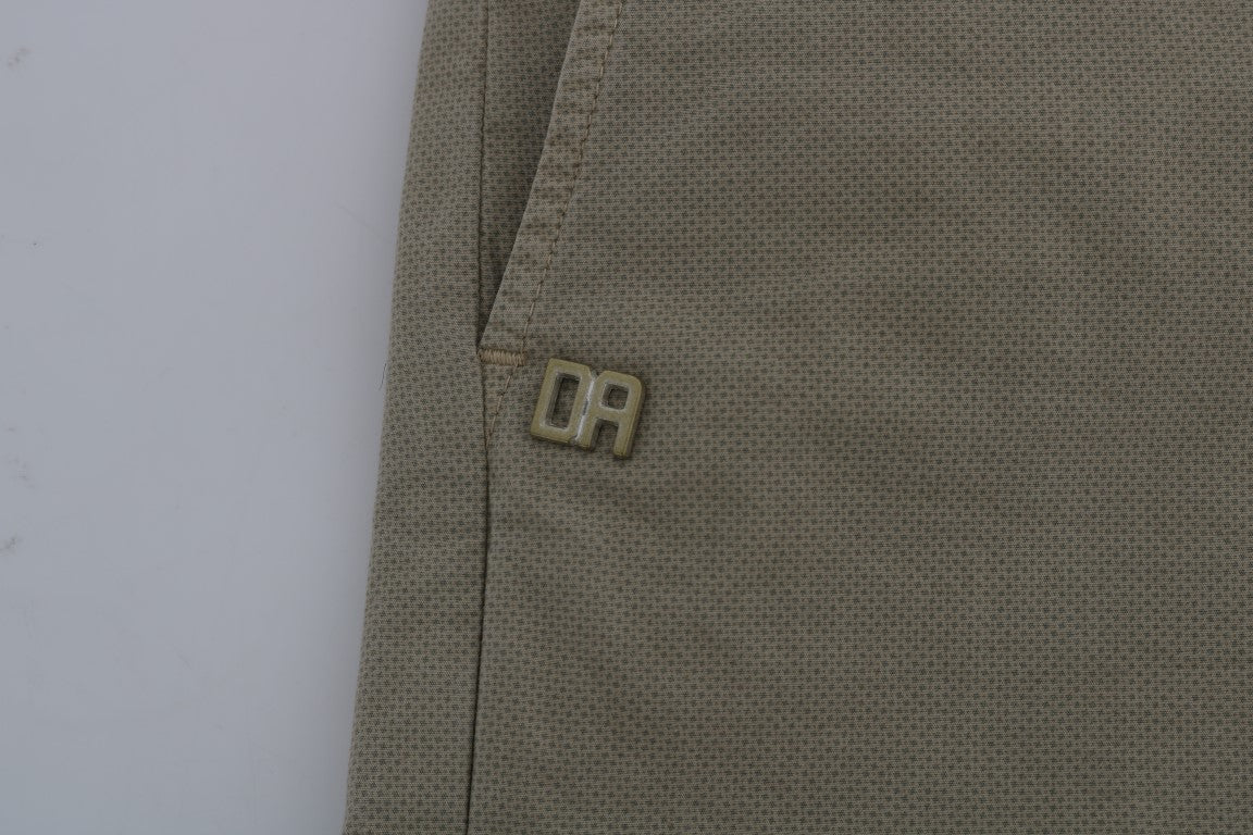 Daniele Alessandrini Chino slim fit beige per uno stile sofisticato