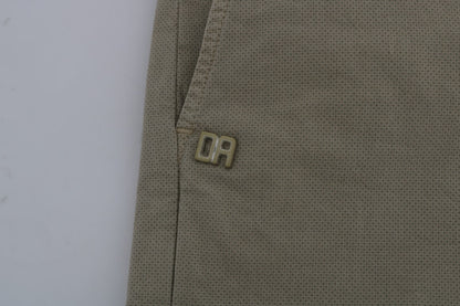 Daniele Alessandrini Chino slim fit beige per uno stile sofisticato