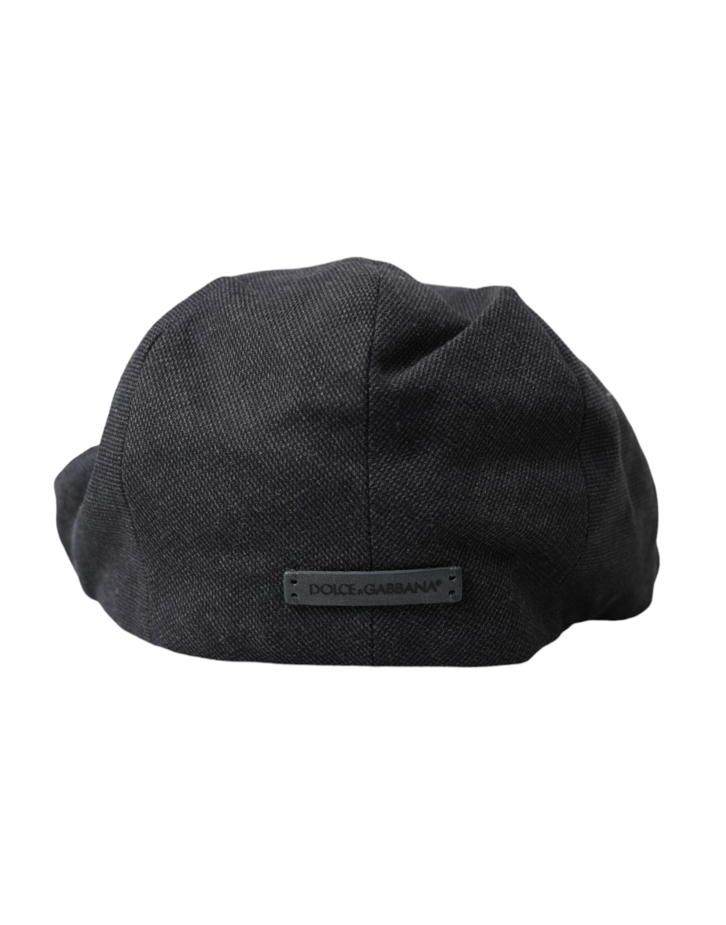 Dolce &amp; Gabbana Cappello Newsboy Uomo in Cotone Grigio