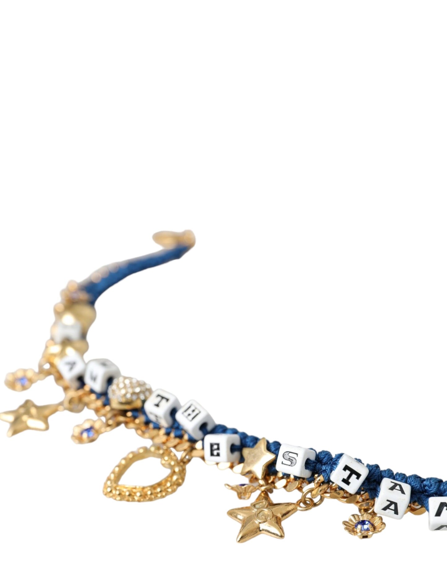 Dolce &amp; Gabbana Bracciale Iam The Star in ottone dorato con catena