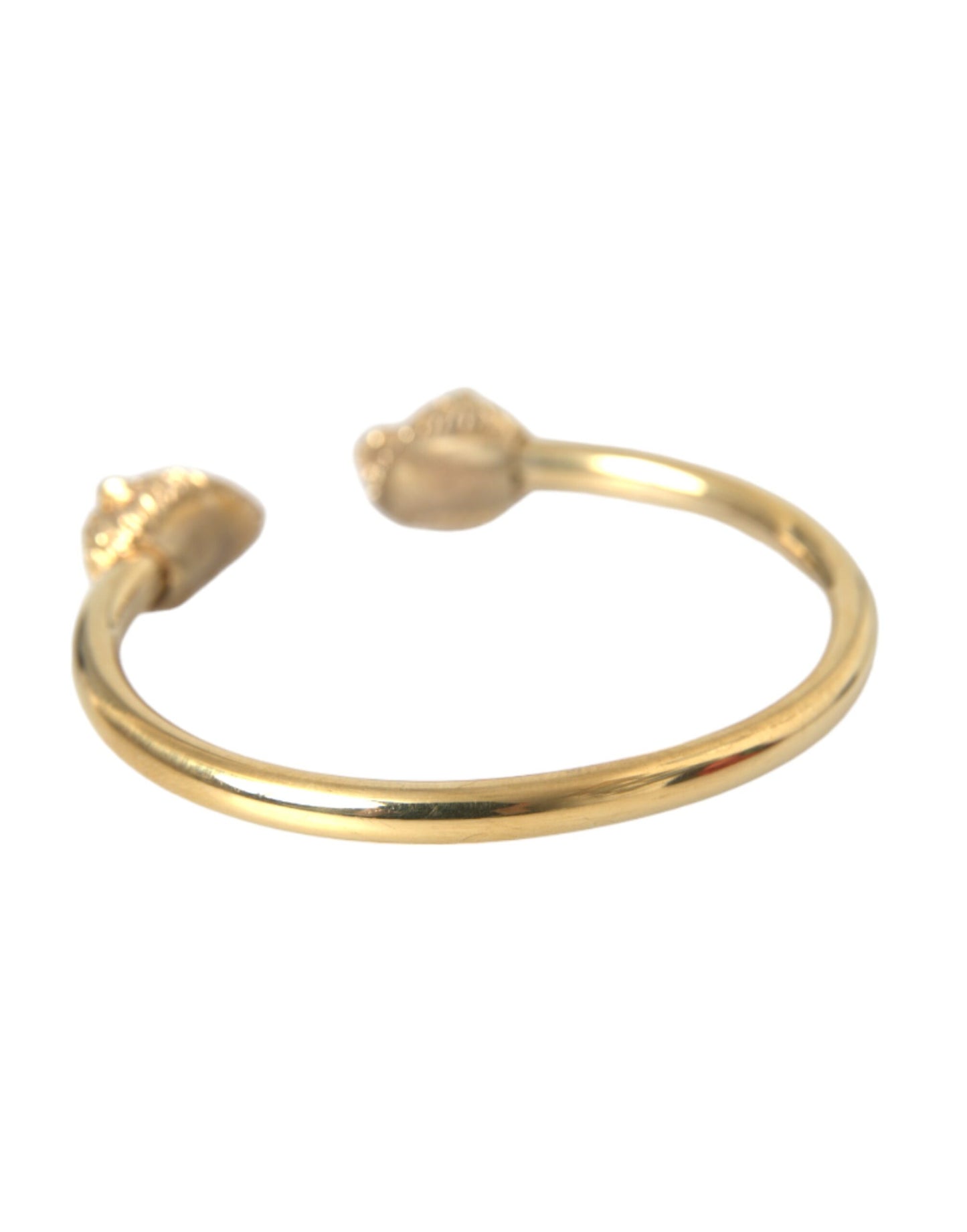 Bracciale rigido Nialaya Gold CZ Lion da donna