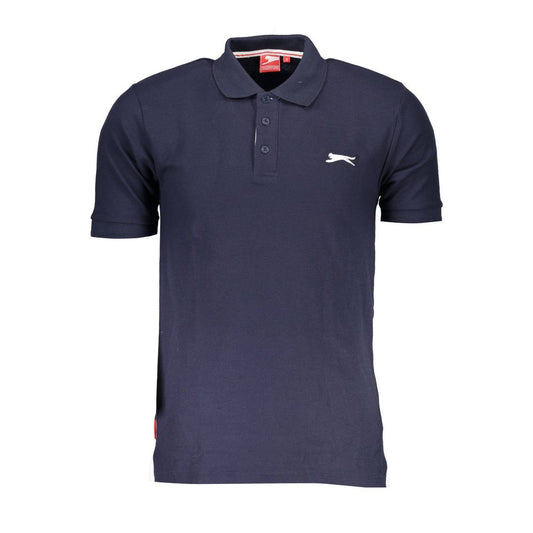 Polo in cotone blu Slazenger