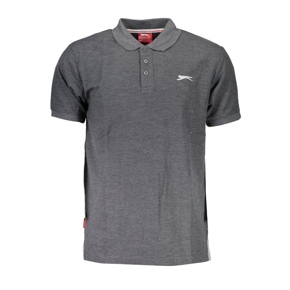 Polo in cotone grigio Slazenger