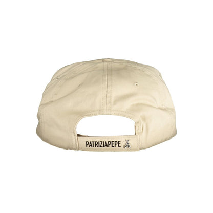 Patrizia Pepe Beige Cotton Hat